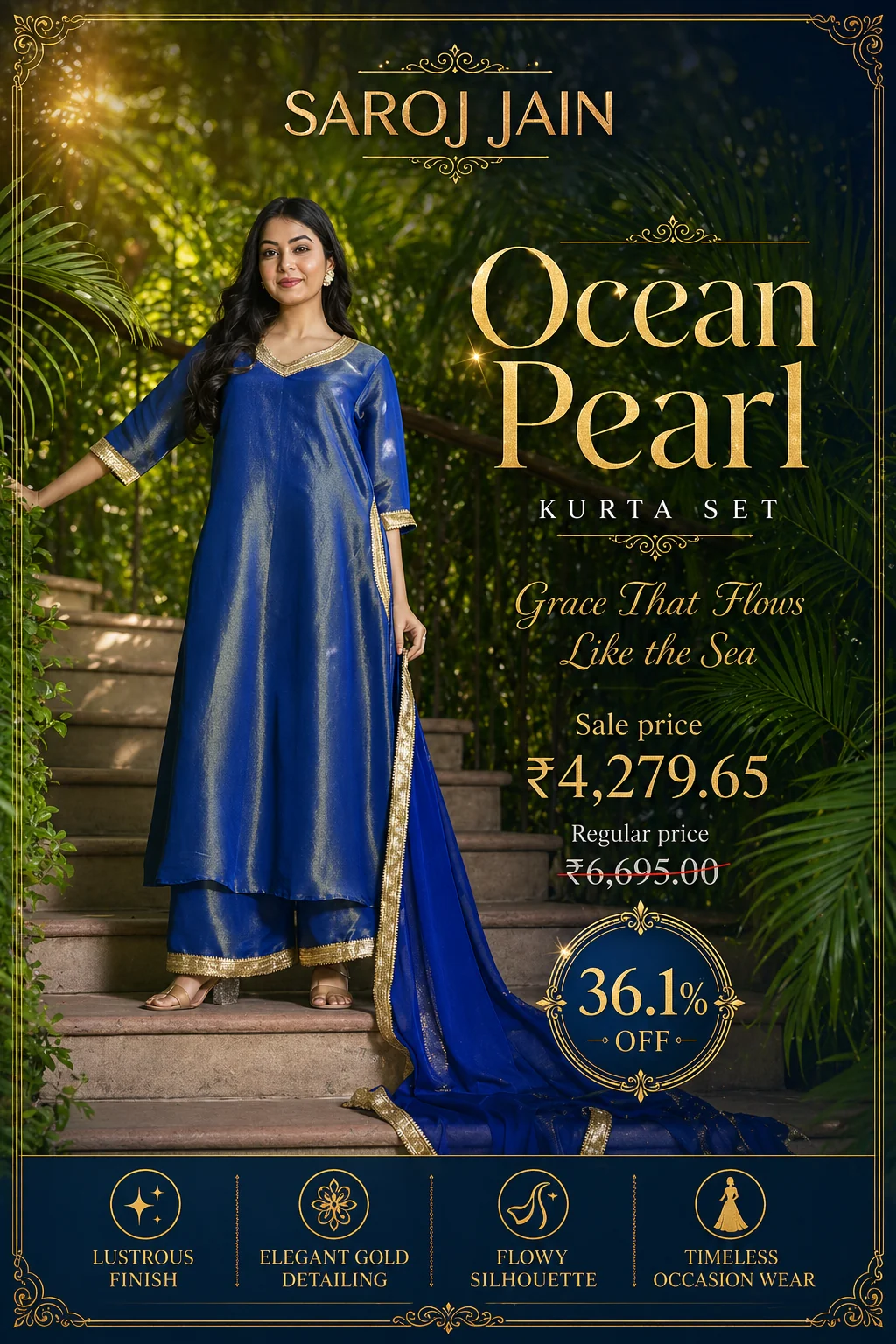 OCOcean Pearl Kurta Set